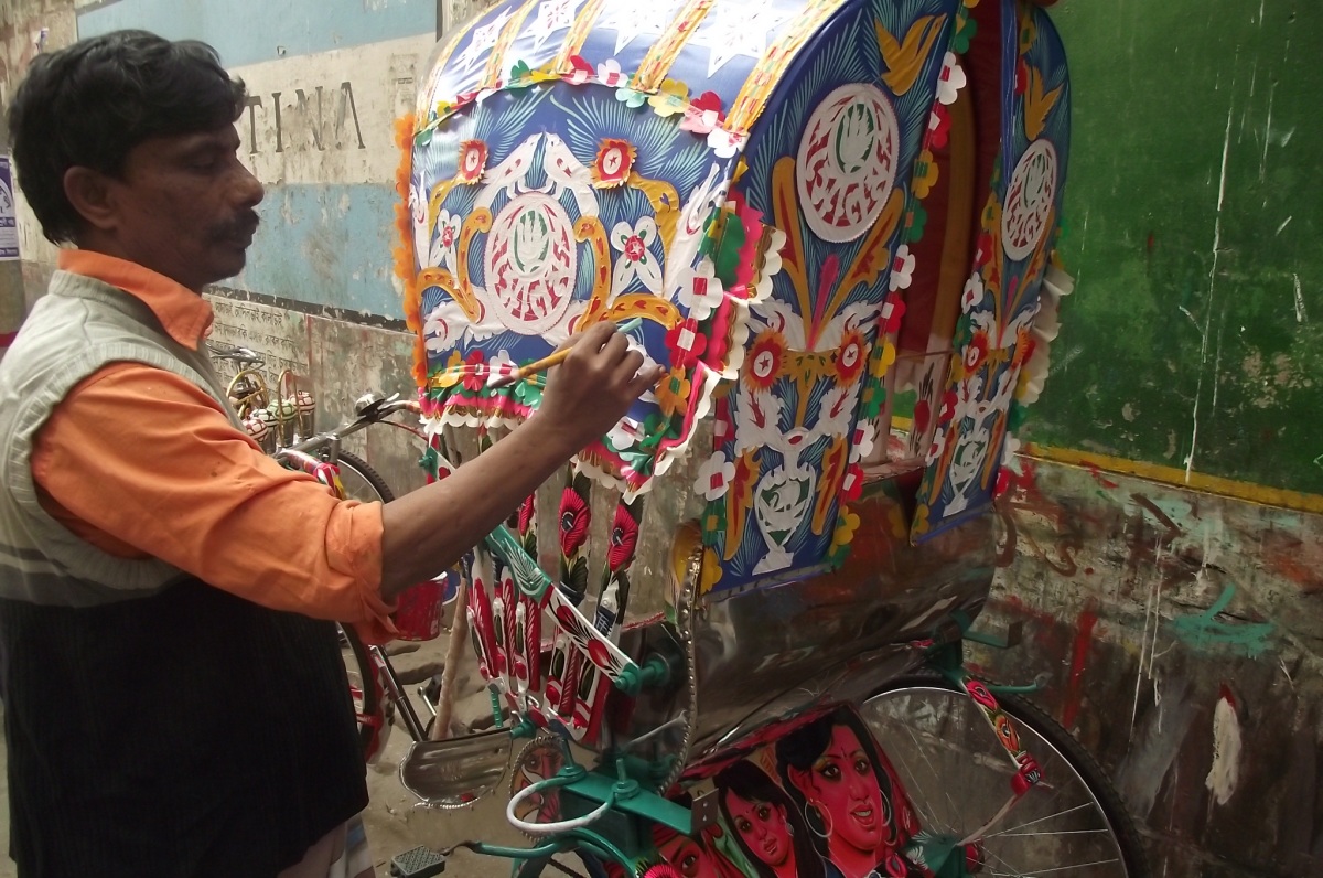 Rickshaw Art of Dhaka, Bangladesh