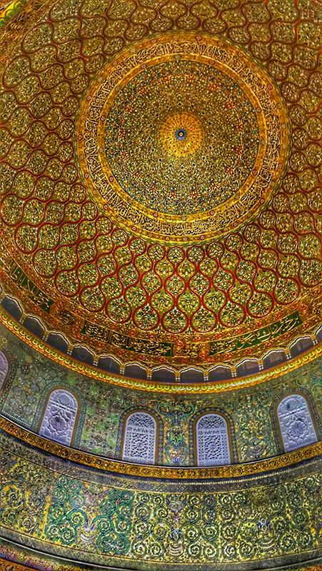 Ceiling_dome of the rock